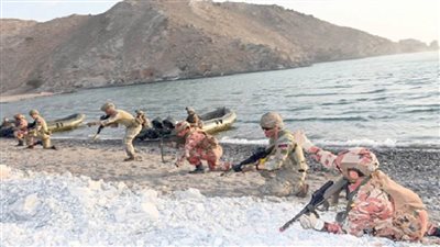 بدء فعاليات التمرين العسكري العُماني البريطاني المشترك  