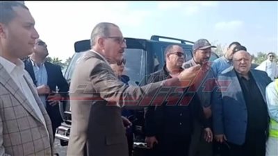 محافظ كفر الشيخ يتفقد الأعمال الإنشائية لكوبري أبوالروس