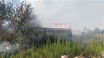 السيطرة على حريق بالقرب من محطة مياه بالإسماعيلية