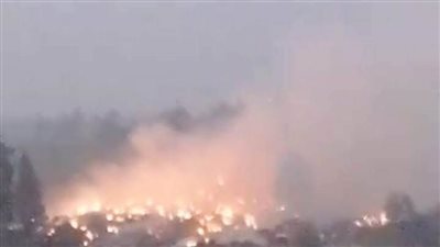 السيطرة على حريق في شونة لتجميع قش الأرز بالدقهلية 