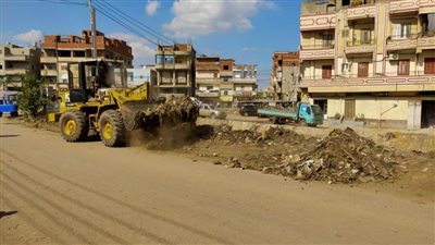 رفع 2.5 ألف طن نواتج تطهير 12 ترعة بالدقهلية 