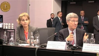 جيفري ساكس: أوصي مصر بوضع الخطط الفعلية لمشكلات التغيرات المناخية