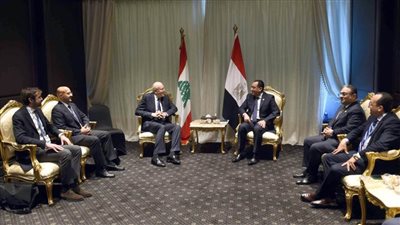 رئيس الوزراء اللبناني: سرعة استجابة الرئيس السيسي لاحتياجات لبنان يشعرنا دوماً بأن هناك سندا قويا لبلدنا