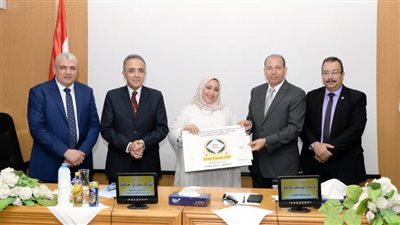 جامعة المنصورة تكرم الفائزين بأفضل 8 بحوث علمية في حل المشكلات البيئية 