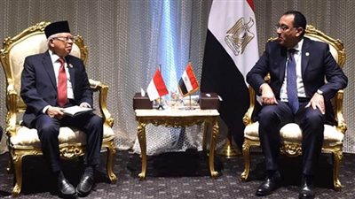  مدبولي يلتقي نائب رئيس إندونيسيا ويعرب عن تطلعه لعقد اللجنة العليا المشتركة بين البلدين