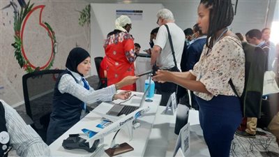 ضيوف قمة المناخ يتوافدون على جناح مصرللطيران بالمنطقة الزرقاء بشرم الشيخ