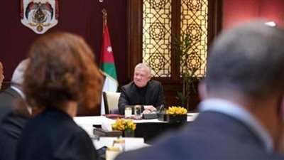  العاهل الأردني يلتقى وفدَ منظمة 