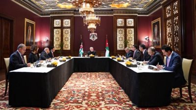 العاهل الأردني يبحث مع وفد منظمة 