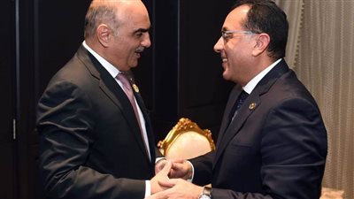 مدبولى يلتقي رئيس الوزراء الأردنى على هامش قمة المناخ COP27 
