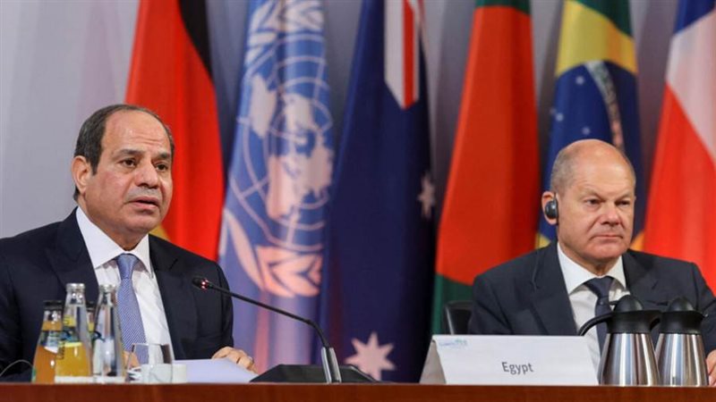 الرئيس السيسي والمستشار