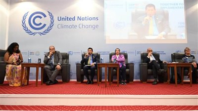 وزيرة البيئة المنسق الوزاري ومبعوث مؤتمر المناخ cop27 تطلق مركز الشباب من أجل الاستدامة