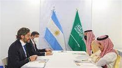  وزير الخارجية السعودي يستقبل وزير خارجية الأرجنتين