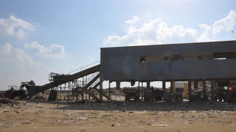 خطوط فرز القمامة