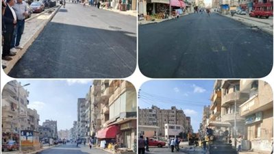 بدء رصف 12 طريقًا بدمنهور بتكلفة 97 مليونًا و569 ألف جنيه