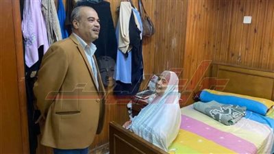 وكيل وزارة التضامن الاجتماعي بكفر الشيخ يتفقد دار الوفاء للمسنين