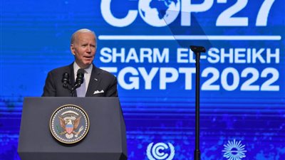 تفاصيل كلمة بايدن أمام قمة المناخ بشرم الشيخ 