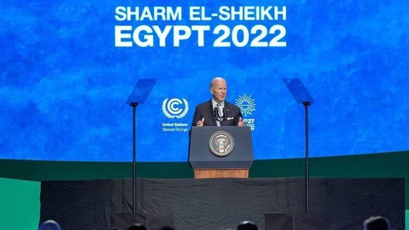 جو بايدن خلال كلمته