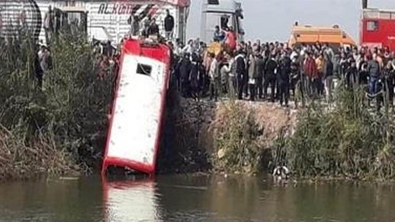 حادث انقلاب أتوبيس