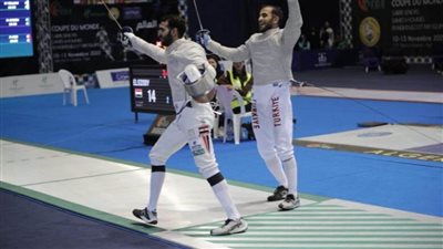 زياد السيسي يتأهل لربع نهائي كأس العالم لسلاح السيف بالجزائر