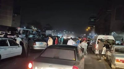 إصابة شخصين في حادث انقلاب سيارة بكوبري قليوب