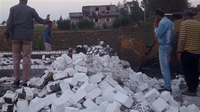 إزالة 31 حالة تعدٍ على الأراضى الزراعية وأملاك الدولة بالبحيرة