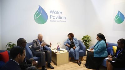 وزير الري يبحث مع عمدة مدينة جرينفل الأمريكية التعاون في مجال التأقلم مع التغيرات المناخية