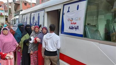 الكشف على ٥٤٣ مواطنًا في قافلة طبية مجانية بقرية الصفاصيف بالبحيرة
