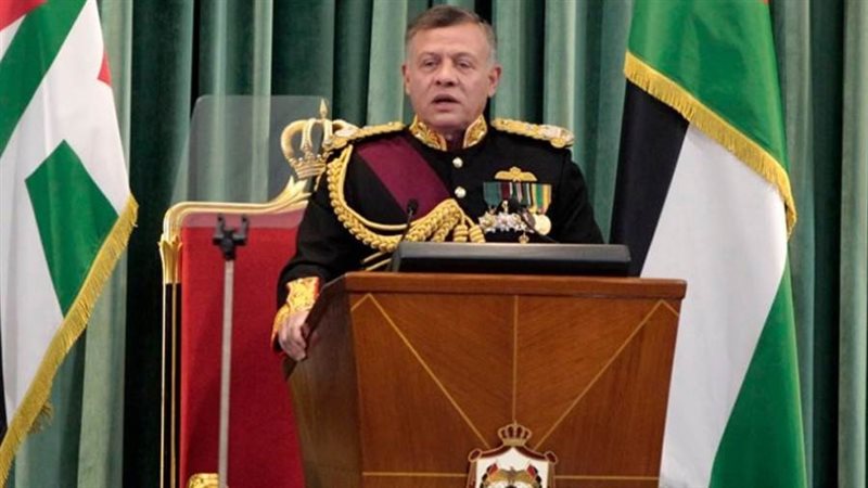 العاهل الأردني الملك