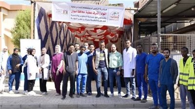 أسوان: فحص 623 مواطنا ومواطنة في قافلة طبية بقرية توشكى غرب