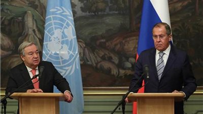 الأمين العام للأمم المتحدة يعتزم لقاء لافروف