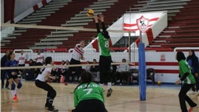 سيدات طائرة الزمالك يواجه الاتحاد بعد الفوز على الزهور في الدوري