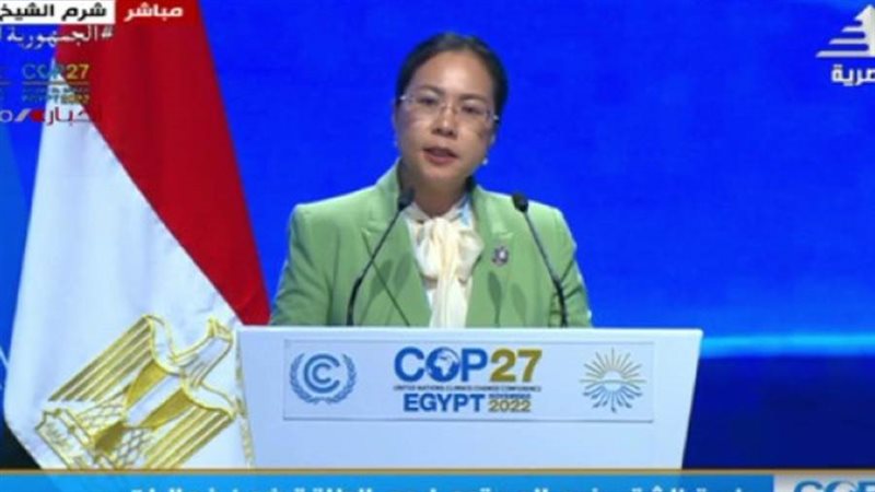 وزيرة البيئة