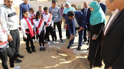 إطلاق مبادرة الركن الأخضر في مدارس الوادي الجديد  