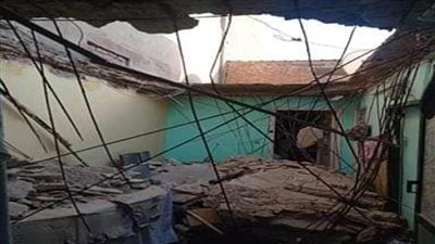 مصرع طفلتين فى حادث انهيار منزل بمنطقة أبوالريش بأسوان