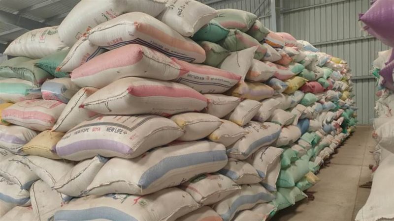 توريد 56825 طن أرز