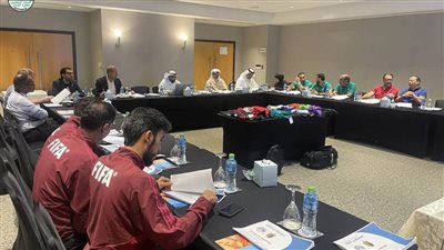 منتخب مصر بالأحمر وبلجيكا بالأبيض