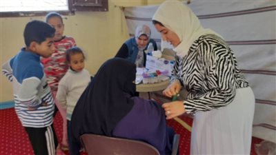 تكثيف أعمال القوافل السكانية الشاملة بقرى حياة كريمة بالبحيرة 