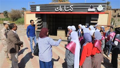 30 طالبة من مدرسة ناصر الإعدادية بنات يتفقدن مشروعات 