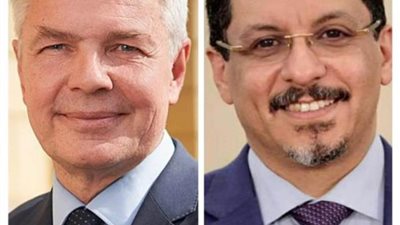 وزيرا خارجية اليمن وفنلندا يبحثان تطورات الأوضاع السياسية في البلاد