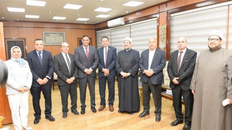 وصول وزير الأوقاف