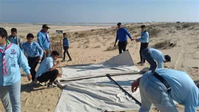 دورات كشفية بمركز شباب العريش