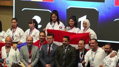 بعثة منتخب الكاراتيه التقليدي تعود من سلوفينيا غدًا بعد حصد 24 ميدالية