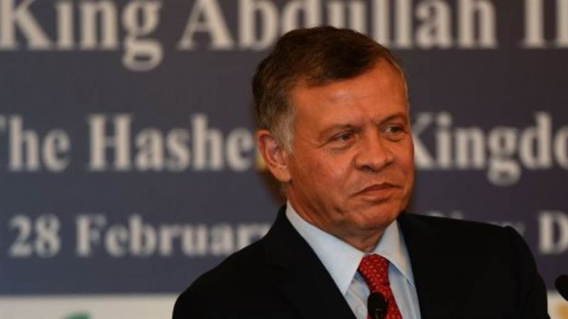 العاهل الأردني الملك