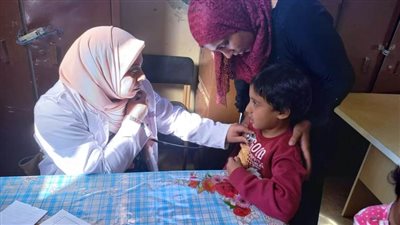 قافلة سكانية شاملة بقرية سرنباى بالبحيرة