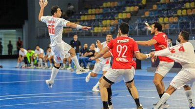 صالة حسن مصطفى تستضيف قمة دوري اليد