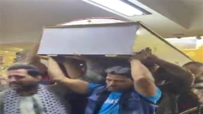 جنازة مهيبة لعروسين لقيا مصرعهما خنقًا بالغاز في الخصوص