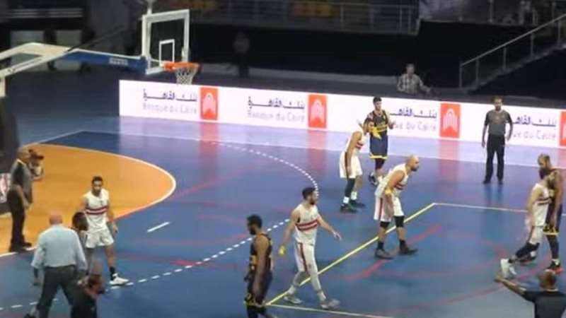 سلة الجزيرة ضد الزمالك