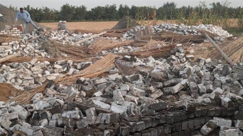 إزالة التعديات بالبحيرة