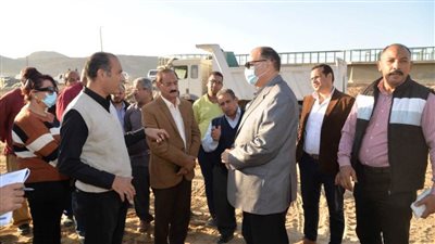 محافظ أسيوط يتفقد أعمال تنفيذ مشروع توسعات محطة معالجة صرف صحي الزرابي بأبوتيج