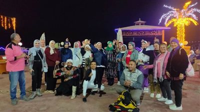  فوج من نادي الشمس في زيارة للمعالم الأثرية ببني سويف